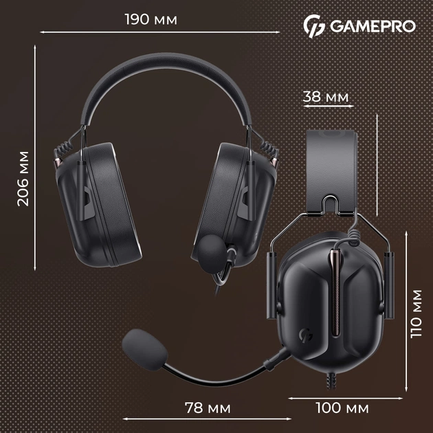 Гарнітура GamePro Genesis Hunter Black (HS1350B) - picture 5