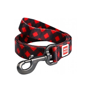 Повідок для собак WAUDOG Nylon "Шотландка червона" L Ш 25 мм (4854) зображення 1