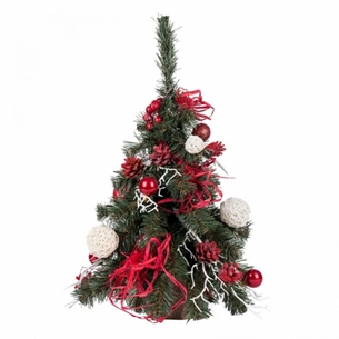 Штучна ялинка YES! Fun Рубіновий сюрприз з прикрасами 0,45 м (904441) picture 1