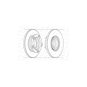 Гальмівний диск FERODO DDF1573-1 зображення 1