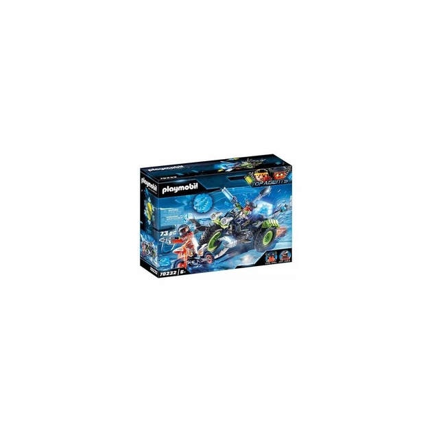 Конструктор Playmobil Top agents Крижаний мотоцикл арктичних повстанців (70232) - зображення 1