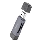 Картридер Hoco HB45 Spirit 2-in-1 USB-USB Type-C 3.0 Black (6942007620529) - уменьшенное изображение 6