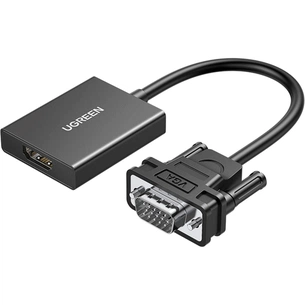 Перехідник VGA M to HDMI F CM513 black Ugreen (50945) зображення 1