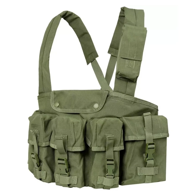 Жилет розвантажувальний Condor Seven Pocket Chest Rig (olive) (CR-001) - picture 1