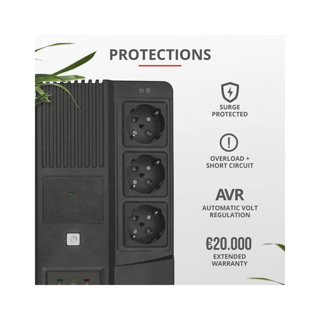 Источник бесперебойного питания Trust Maxxon 800VA UPS (23326_TRUST) - изображение 7