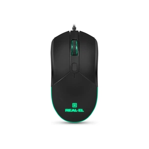 Мишка REAL-EL RM-515 USB Black (EL123200059) зображення 1