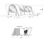 Намет Outwell Montana 6PE Blue (928818) - зменшене зображення 9