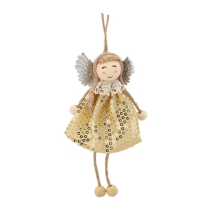 Ялинкова іграшка Chomik Фея" блискітки 7,5х16 см (5900779900615_2) зображення 1