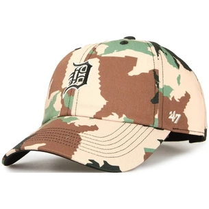 Кепка 47 Brand Detroit Tigers Digital Star DGTCU09PTS-BW Коричнева з бежевим та зеленим (198304146330) зображення 1