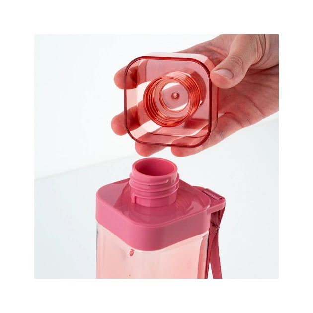 Поїльник-непроливайка Kite квадратна, 550 мл, рожева (K24-1209-3) - picture 7