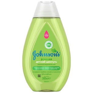 Дитячий шампунь Johnson’s baby з ромашкою 300 мл (3574669907484) зображення 1