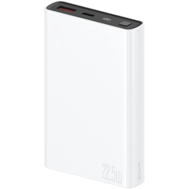 Універсальна мобільна батарея Proove Hyper Flux Plus 22.5W 10000mAh White (PBF122120002) - зображення 1