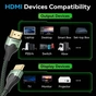 Кабель Vention HDMI - HDMI V 2.1 (M/M), 1,5 м, Green (ALOGG) - уменьшенное изображение 5