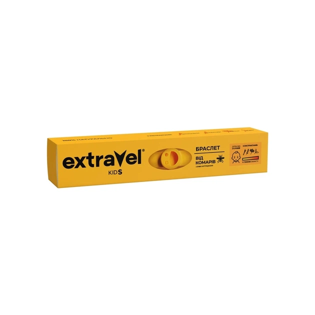 Браслет от насекомых Extravel Kids От комаров с сменным картриджем (4820184441552) - изображение 1