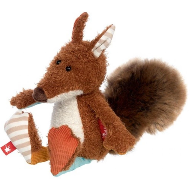 М'яка іграшка Sigikid Patchwork Sweety Білочка 25 см (38979SK) - изображение 1