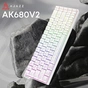 Клавіатура Ajazz AK680 V2 Ice Island Magnetic Switch USB UA White (AK680-V2-I-S-W) - зменшене зображення 4