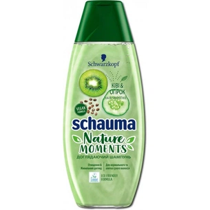 Шампунь Schauma Nature Moments Смузі Ківі та Огірок 400 мл (4015100297980) зображення 1