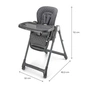 Стульчик для кормления Kinderkraft Tulo Grey (5902533928798) - уменьшенное изображение 5
