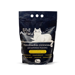 Наповнювач для туалету Білі лапки мінеральний 5 кг (2700000021361) изображение 1