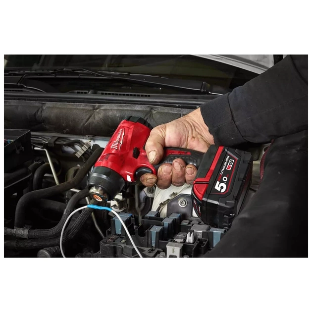 Будівельний фен Milwaukee M18 BHG-502C 2x5Ah, кейс (4933459772) - picture 3