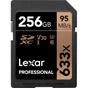 Карта пам'яті Lexar 256GB SDXC class 10 UHS-I U3 V30 633x Professional (LSD256CB633) - зменшене зображення 1