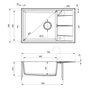 Мийка кухонна Deante Eridan (ZQE S11B) - зменшене зображення 2