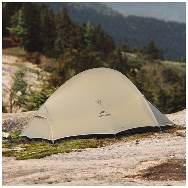Намет Naturehike двомісний з футпринтом CNK2350WS020 Cloud Up Pro пісочний (6927595776988) - зображення 5