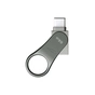 USB флеш накопичувач Silicon Power 128 GB DriveMobile C80 USB 3.1 + Type-C Silver (SP128GBUC3C80V1S) - зменшене зображення 2