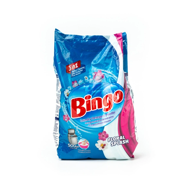 Пральний порошок Bingo Квітковий сплеск 500 г (8690536922833) - зображення 1