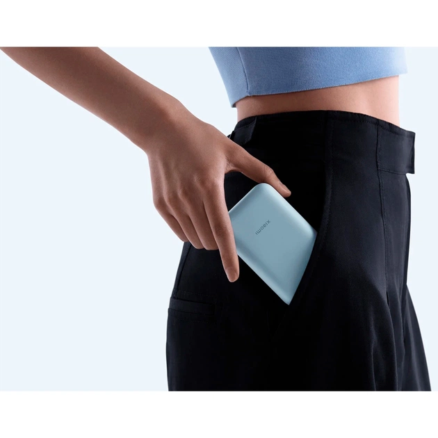 Батарея універсальна Xiaomi 10000mAh 22.5W, Integrated Cable, blue (BHR9073GL) - зображення 11