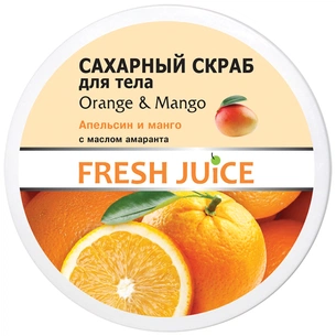 Скраб для тіла Fresh Juice Orange & Mango цукровий 225 мл (4823015925771) изображение 1