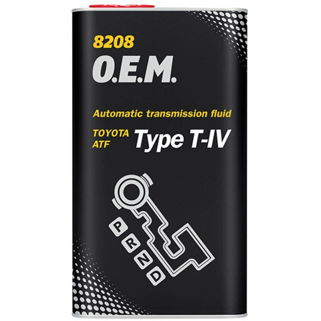 Трансмісійна олива Mannol 8208 O.E.M. TYPE T-IV AUTOMATIC SPECIAL 4л (MN8208-4ME) - зображення 1
