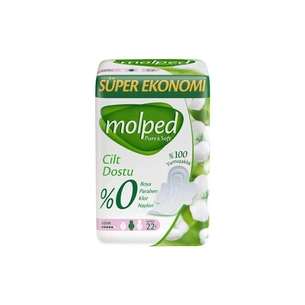 Гігієнічні прокладки Molped Pure&Soft Long 5 крапель 18 шт. (8690536829033) зображення 1
