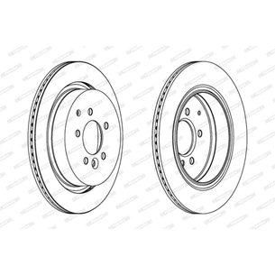Гальмівний диск FERODO DDF1752 зображення 1