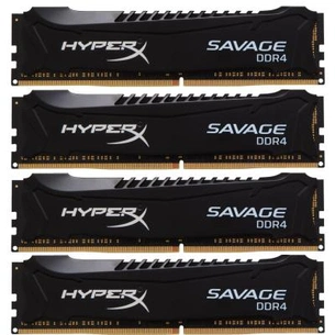 Модуль пам'яті для комп'ютера DDR4 32GB (4x8GB) 2666 MHz HyperX Savage Kingston Fury (ex.HyperX) (HX426C13SBK4/32) зображення 1