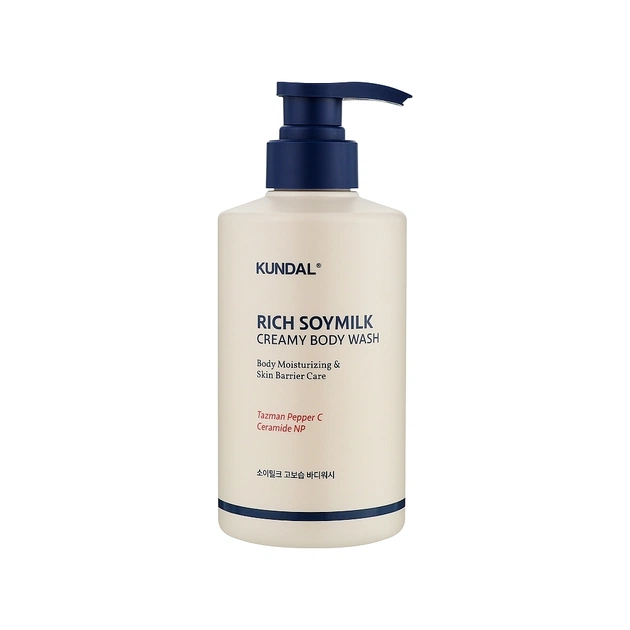 Крем для душа Kundal Rich Soy Milk Body Wash Mellow Vanilla 500 мл (8809953770914) - изображение 1