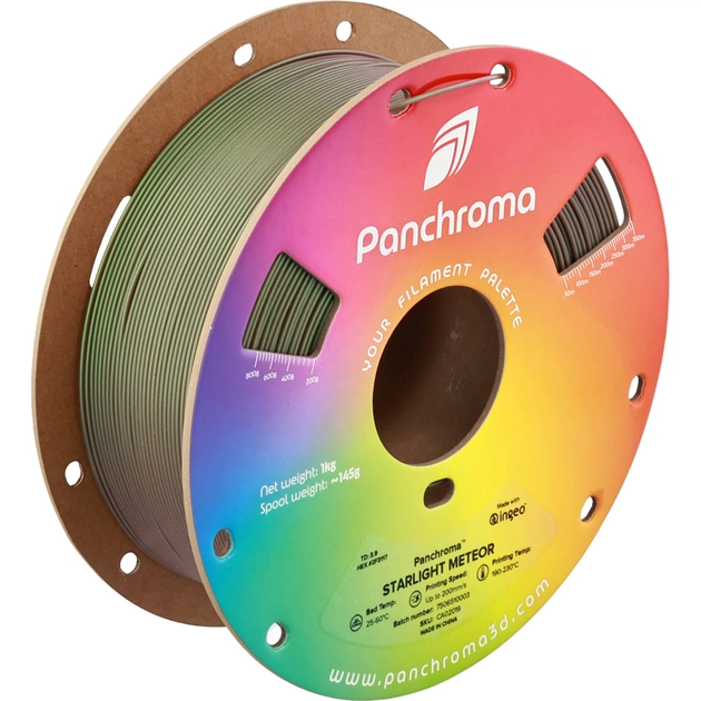 Пластик для 3D-принтера Polymaker PLA PANCHROMA STARLIGHT 1,75mm 1kg METEOR (CA02019) - изображение 1