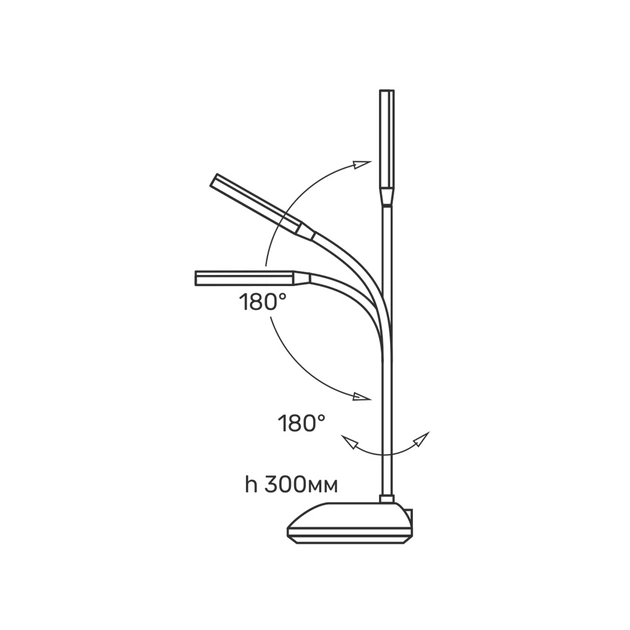 Настільна лампа TITANUM LED DC3  7W 3000-6500K USB рожева (TLTF-022P) - изображение 3