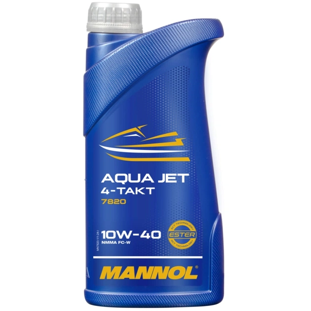 Моторное масло Mannol AQUA JET 4-TAKT 10W-40 1л (MN7820-1) - изображение 1