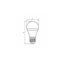 Лампочка Eurolamp LED А60 12W E27 4000K 220V (LED-A60-12274(P)) - зменшене зображення 4