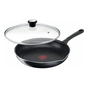 Сковорода Tefal Day by Day 20 см, з кришкою, алюміній, бакеліт, скло, чорний (B5580223UA) - зменшене зображення 1
