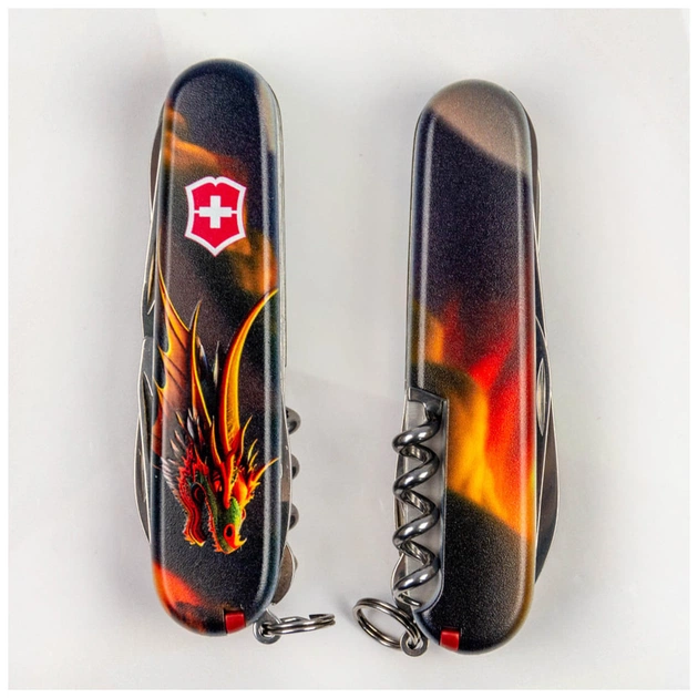 Ніж Victorinox Huntsman Zodiac 91 мм Фантастичний дракон (1.3713.3_Z3210p) - picture 12