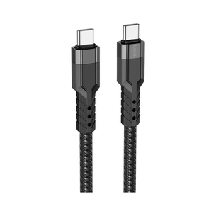 Дата кабель USB-C to USB-C 1.2m 60W U110 black HOCO (6931474770622) зображення 1