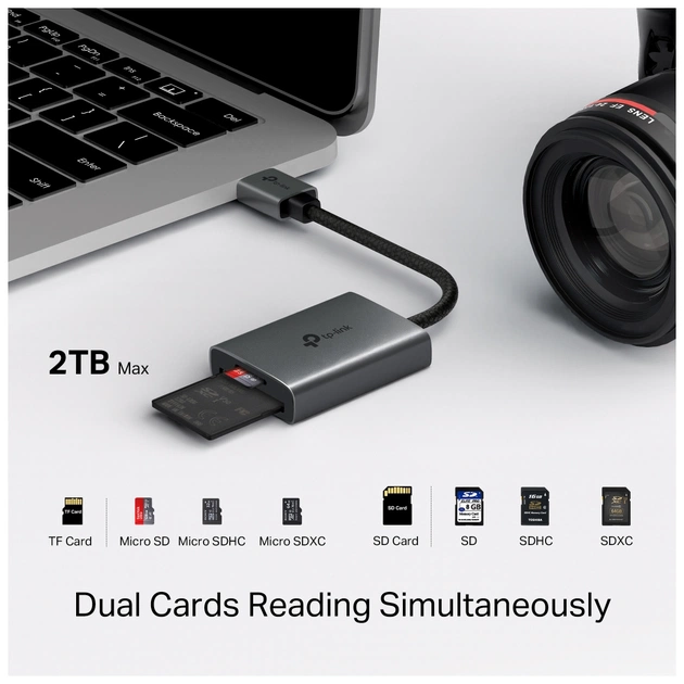 Зчитувач флеш-карт TP-Link USB 2.0 to SD/TF (UA430) - picture 8