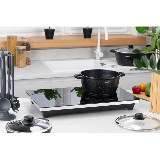 Набір посуду Ardesto Gemini Anzio, 6 предметів, чорний (AR1906AS) - зображення 4