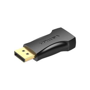 Перехідник DisplayPort M to HDMI F black Vention (HBOB0) зображення 1