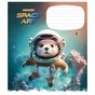Зошит Школярик Space Art 12 аркушів клітинка (012-3406K) - зменшене зображення 5