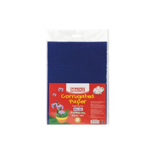 Кольоровий картон Maxi A4 Гофрокартон 21х29,7 см синій (MX61893) зображення 1