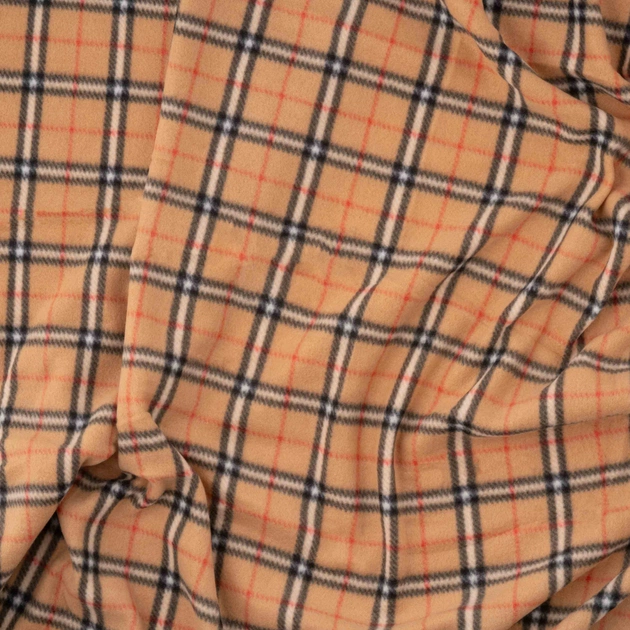 Плед Ardesto Fleece 100% поліестер, клітинка, бежевий 130х160 см (ART0722PB) - picture 5