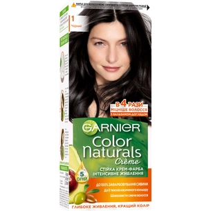 Фарба для волосся Garnier Color Naturals 1 - Чорний 110 мл (3600540676719) зображення 1